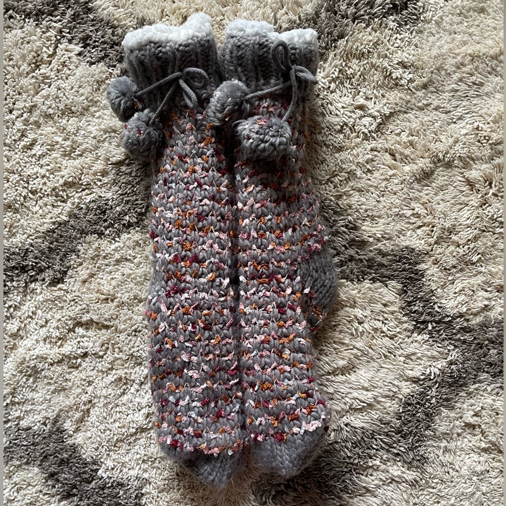 Multi colored slippers/socks - Picture 2 of 5